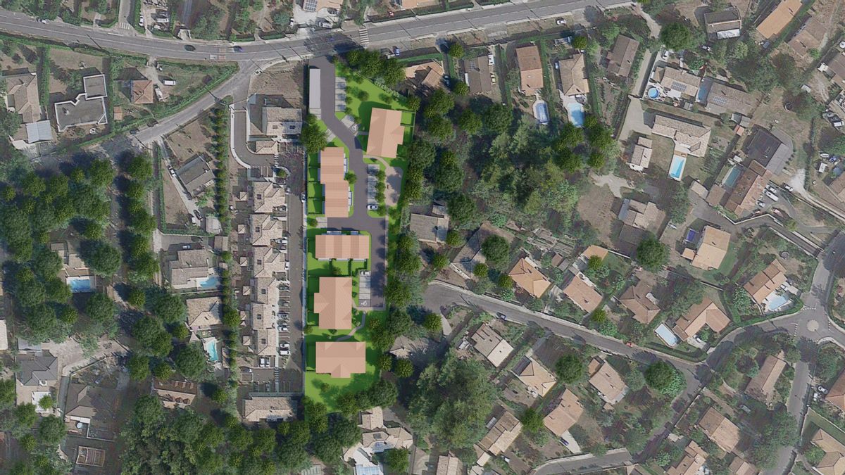 Plan de masse résidence Les Villas Jardins à Martignas sur Jalle