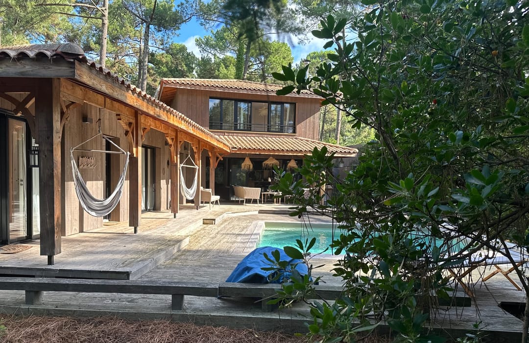 Extérieur de la maison Piraillan Capt Ferret 